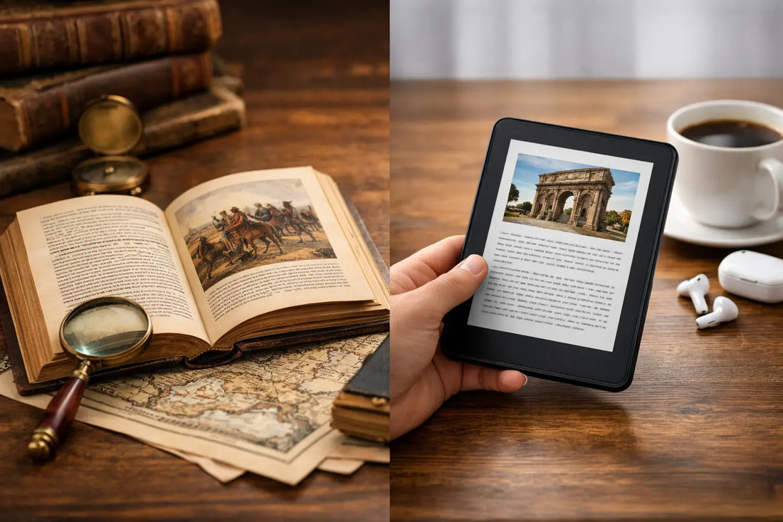 Geschiedenis boek of e-book: wat past bij jou?