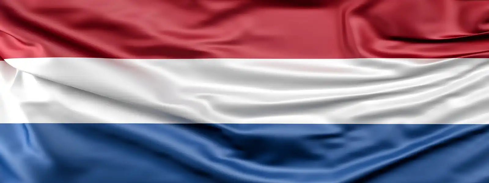 Waving Dutch flag.