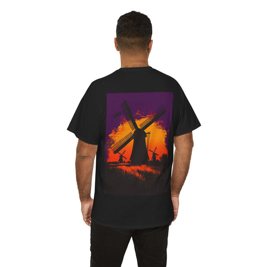 TDA Retro Mill T-shirt - Zwart / S - T-Shirt
