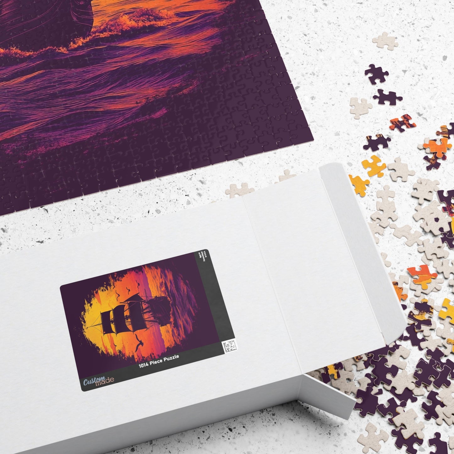 VOC bij Zonsondergang - Legpuzzel - Puzzle