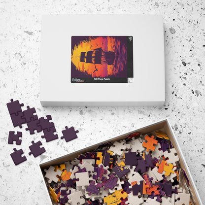 VOC bij Zonsondergang - Legpuzzel - Puzzle